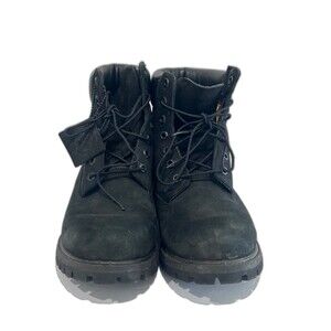 Timberland Boots Men’s Size 10 Color Black Leather Durable Weather Protection